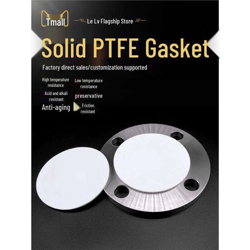 PTFE Flange Blind Plate Gasket Teflon Washer DN15/20/25/32/50