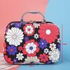 High Quality Floral Printed Cosmetic Bag Large Capacity Multifunctional Travel Wash Handbag Makeup Pouch Travel Organizer