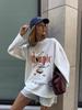 100% cotton t-shirt spring fashion temperament flow niche chic design sense age-reducing printing