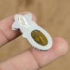 Natural Tiger'S Eye Gemstone Pendant Flower 925 Sterling Silver For Women