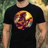 T-Shirt Herren Pirat spielt Gitarre Motiv Baumwolle Größe XS bis 5XL