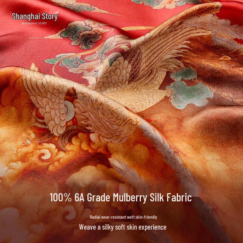 Shanghai Story 2025 New Mulberry Silk Scarf & Shawl