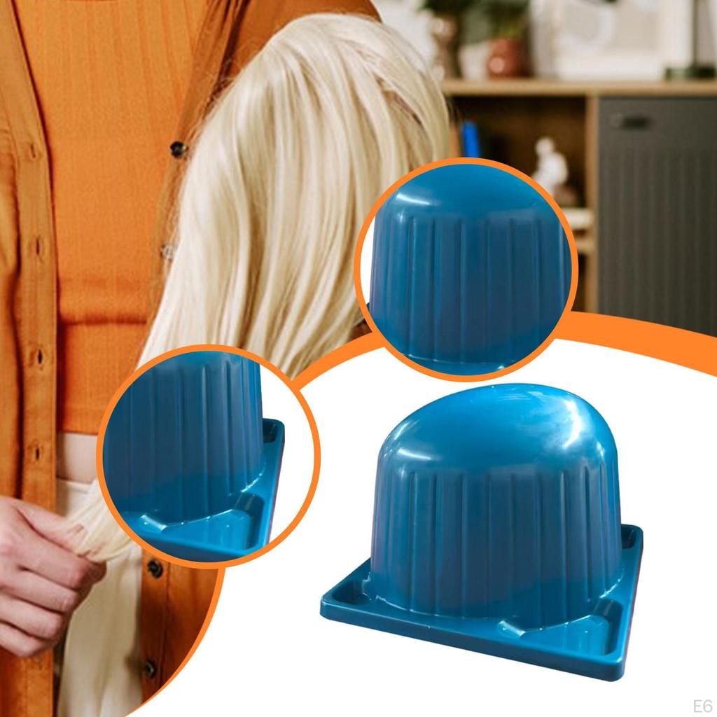 Head Stand Storage Holder Dome Shape Stylist Gifts Sturdy with Drainage Slot Tabletop Display Rack