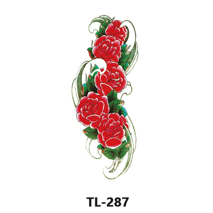 Waterproof Temporary Rose & Floral Tattoos for Women – Long-lasting & Colorful Designs