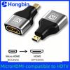 HDMI-compatible Adapter Mini/Micro HDMI To HDMI 8K 60Hz 4K 120Hz/144Hz HDMI Male To Female Converter For HDTV Laptops PS4 TV Box 4