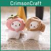 Portable Cat Plush Doll Stuffed Toy With Super Soft Short Fur And Keychain Attachment