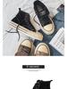 2025 Men's Retro High-Top Canvas Sneakers with Thick Sole for Height Boost - Versatile Casual Shoes for Spring