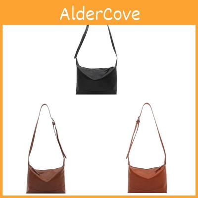 Street Style Soft Leather Shoulder Bag With Inner Pocket And Retro Design For Women