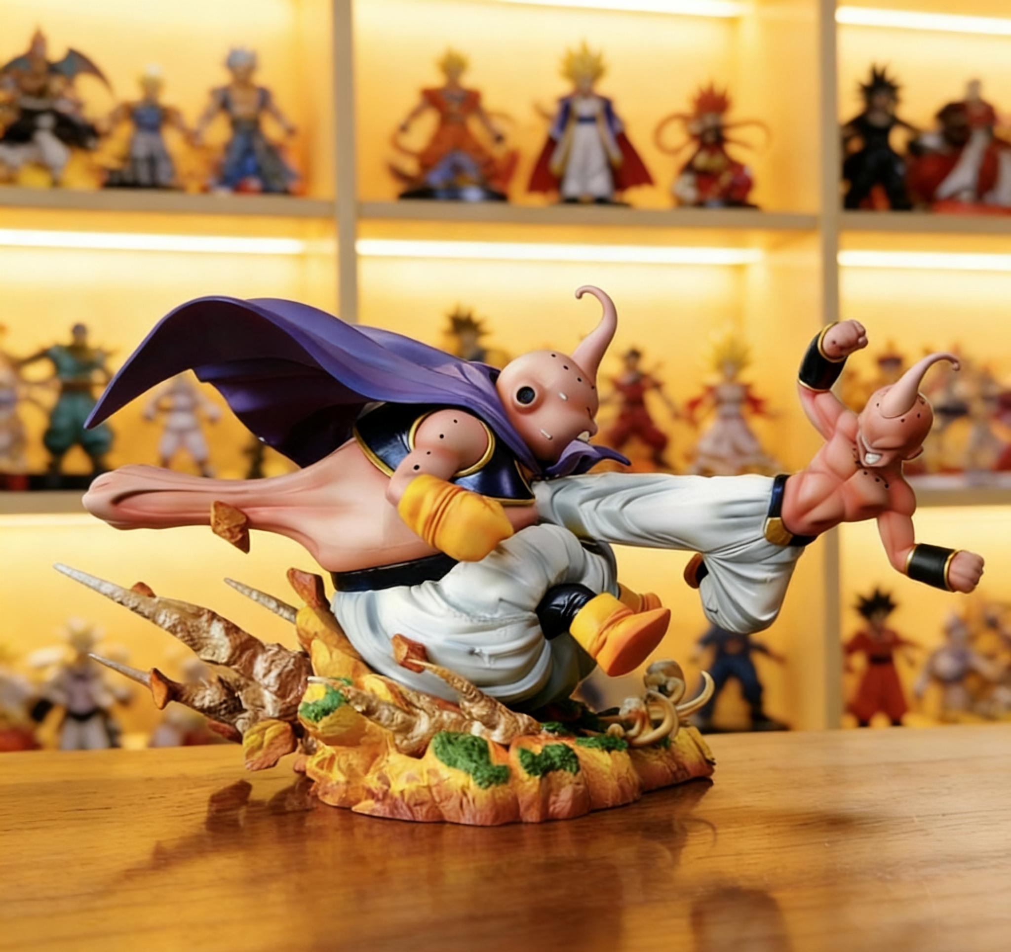 

Durable CS Battle Buu Dragon BallZ SSj3 goku Warrior 20cm puede mover Scene Can move PVC figura favorita juguetes calientes toys gifts With box