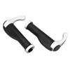 2PCS Bicycle Handlebar Grip Rubber Ox Horn Handlebar Cover for Mountain BikesWhite