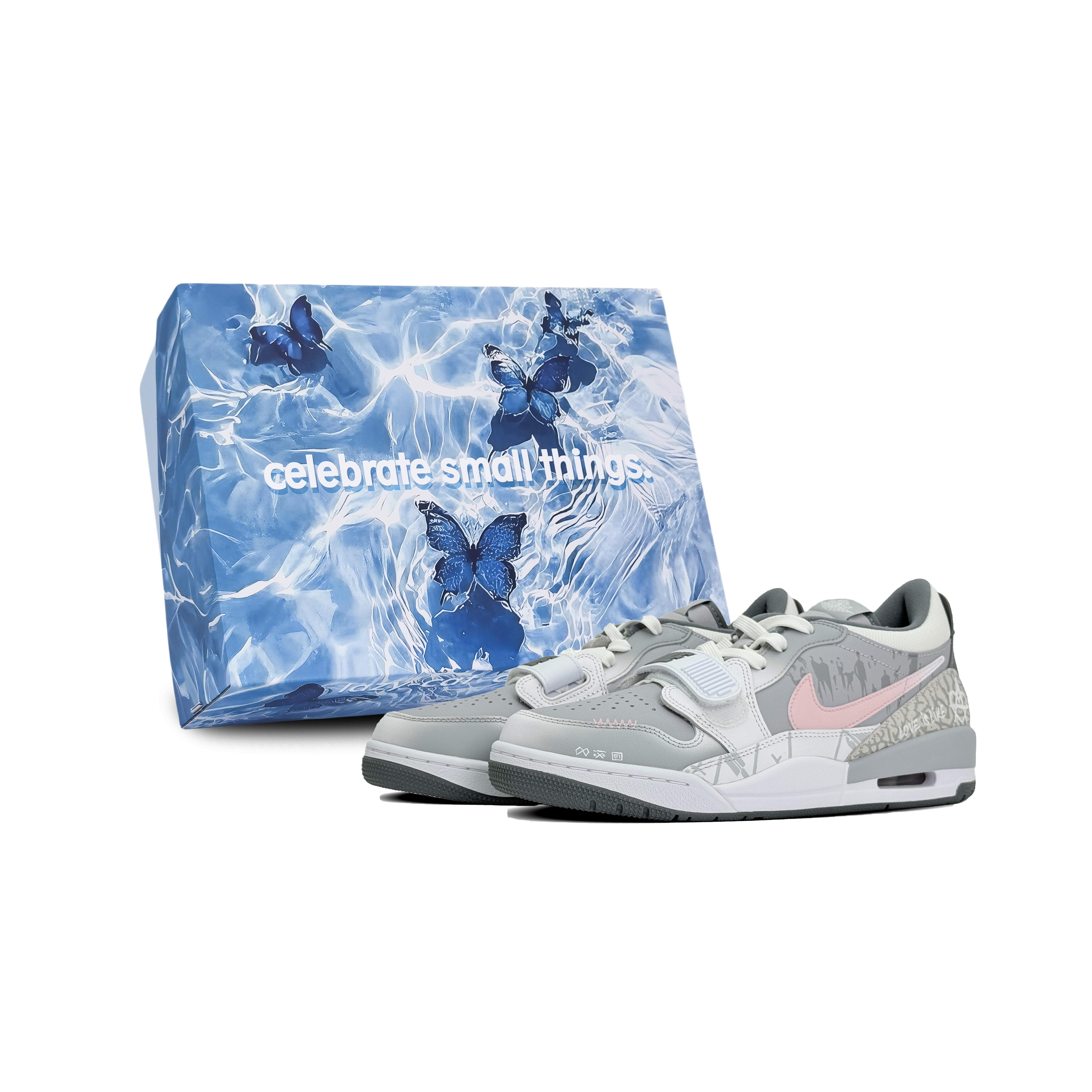 

Jordan Legacy 312 Low top Vintage Basketball Shoes Men s Gray White CD7069-005(Team188-S-BOX) 45