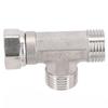 T Adapter 3 Ways Valve/For Diverter Bath Toilet/Bidet Sprayer Shower Head/G1/2 Fitting 4 Points Copper Three-way Water Pipe
