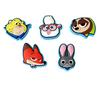 Zootopia Flower Shoe Charms: Versatile Cartoon Crocs Accessories