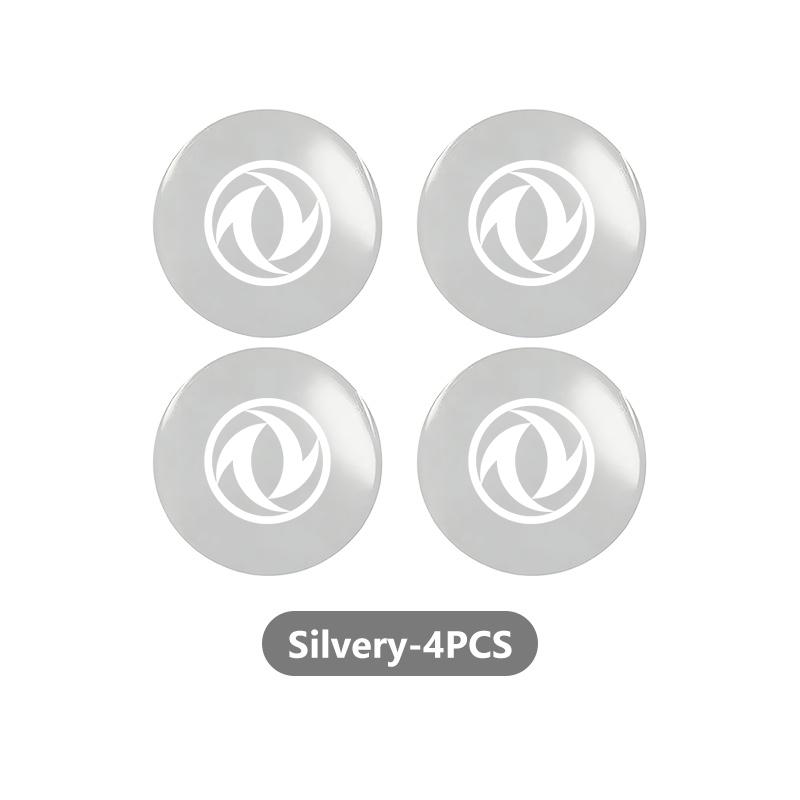 

For Dongfeng Motor 4pc 56mm Car Logo Wheel Center Sticker Emblem Rim Caps Hub Accessories DFM DFSK Glory 360 Cefiro MX6 S50 MX6