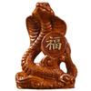 New Years Gift Wooden Zodiacs Snake Figurine Landscape Ornament for Home Decorations Office Desk Accessories