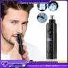 Rechargeable USB Nose Hair Trimmer with Digital Display for Men and Women