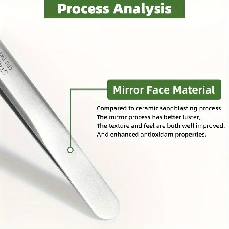 Deutsche ultrafeine Nr. 5 Zellen Pickel Mitesser Clip Pinzette Schönheitssalon Spezial Schaben & Schließen Artefakt Akne Nadel Werkzeuge