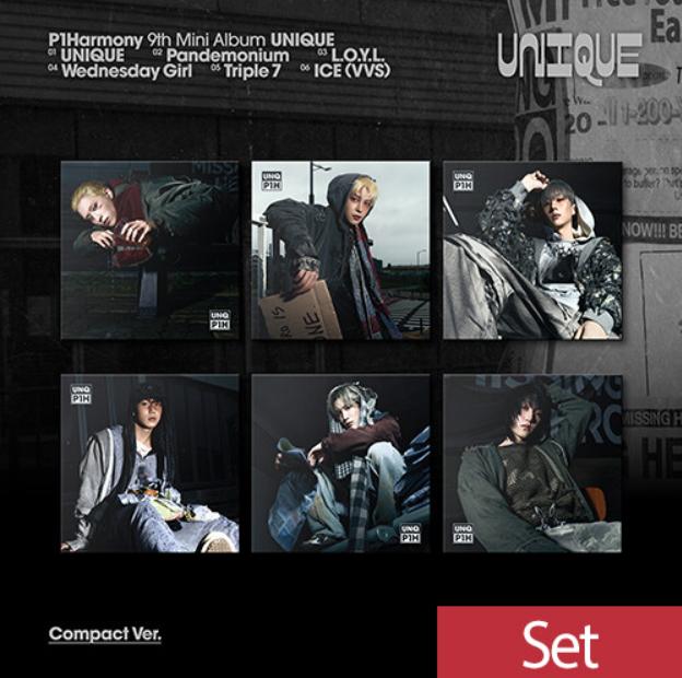 [Pre-Order] P1Harmony Mini 9th Album ‘UNIQUE’ (Compact Ver.)