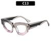 European And American Fashion New Cat Eye Sunglasses Retro Trend Versatile Men'S And Women'S Casual Sunglasses Uv-Proof Glasses