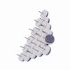 20x Furniture Table Chair Leg Floor Felt Pad Skid Glide Slide   Nail Protector Brown 24mm
