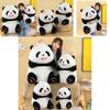 Panda Teddy Bear Doll Unique Design Logo Embroidery 45cm Height Premium Material