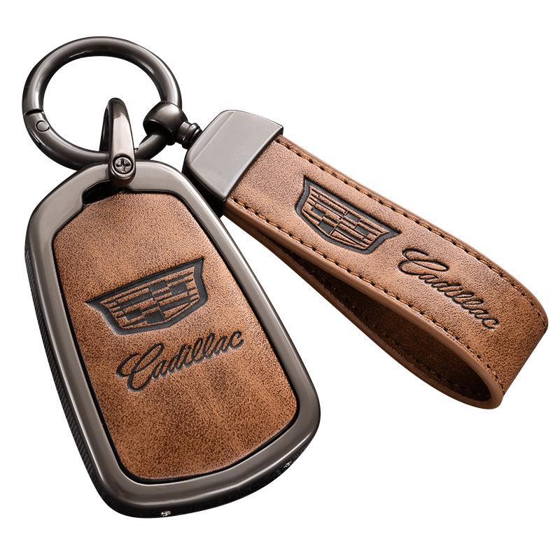 Cadillac Key Case: Metal Shell for CT5, XT4, XT5, XTS, ATSL, CT6 Models.