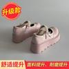 Pink platform small leather shoes women's 2025 summer new French retro thick high-heeled pearl Mary Jane lightweight single shoes