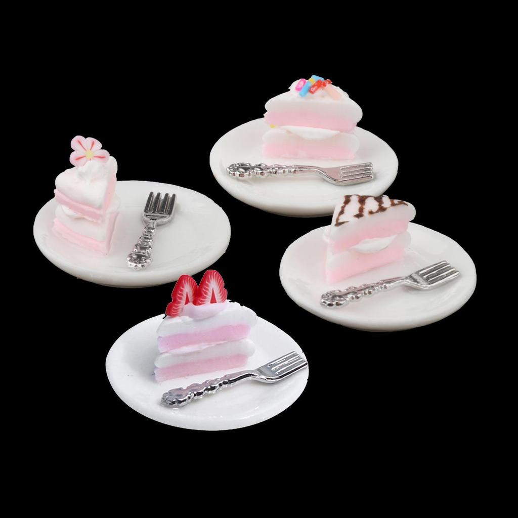 1/12 Dollhouse food Cake Miniatures Kitchen for Kids Boys Girls