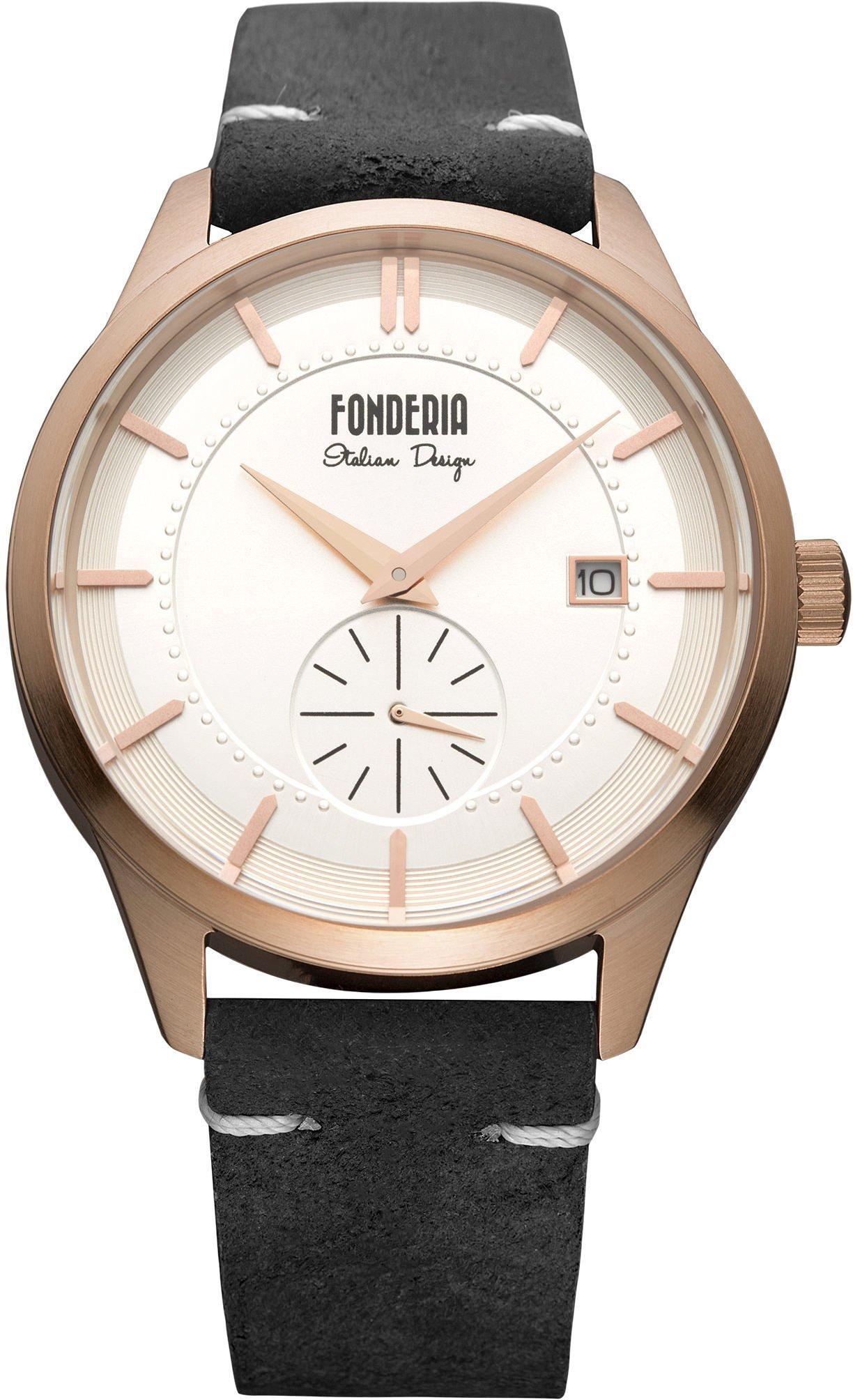 Fondelier STRAMLINER 6R009US1 Официальные черные мужские часы, Импортные,
