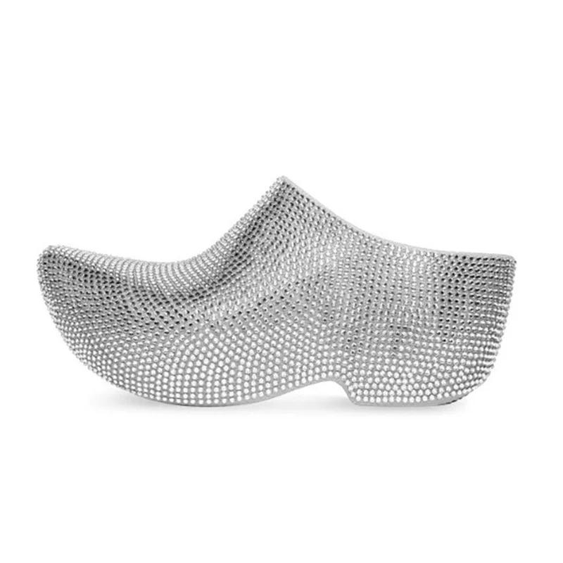 Modemerk Water Diamant Platte Zool Strand Slippers Dames Vakantie Vrije Tijd Zilveren Dikke Zool Sandalen Middelhoge Hak Dames Schoenen Maat 43