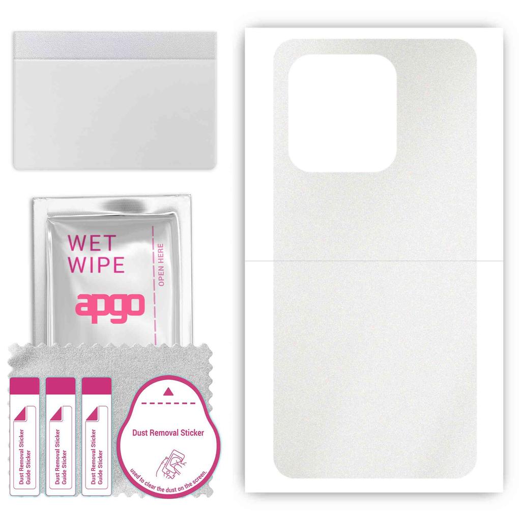 apgo Protective Skin Sticker for the Back Compatible with Realme Narzo N53, Wrap Film, Foil, Vinyl - Pattern Matte Transparent