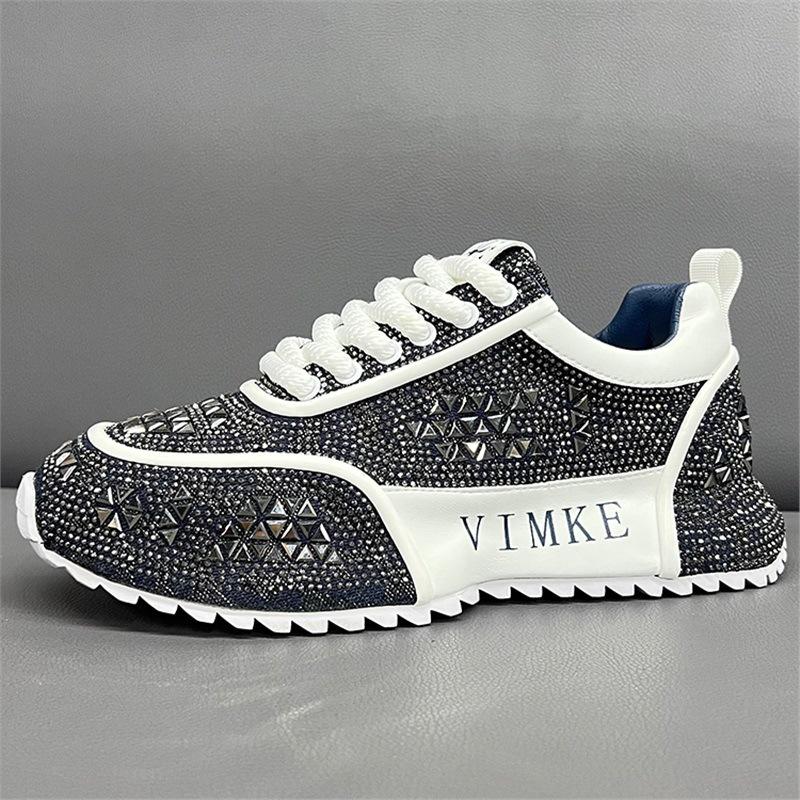 Light Luxury New Spring European Hot Diamond Casual Board Shoes Platform Shoes Star Dl