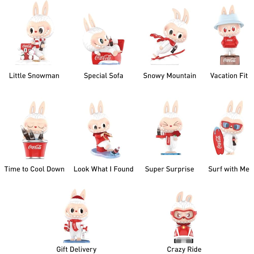 Pop Mart The Monsters Coca-Cola Series 3-Piece Blind Box Figure PVC Toy Collectible