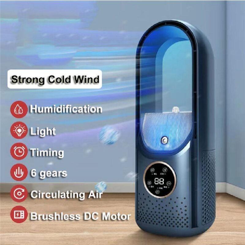Popular Cold Air Fan For Home Dorm Office Desk With Humidification And Cooling Function Usb Quiet Timer Air Conditioner Fan