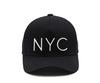 Korean Fashion NYC Baseball Hat Casual UV Protection Cap Baseball Cap Unisex with Tag Large [Noname] K-POP [Free Size] [Adjustable] (White - Size)