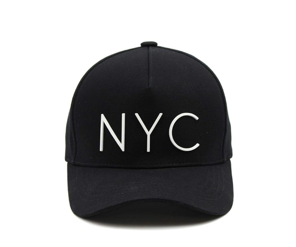 Korean Fashion NYC Baseball Hat Casual UV Protection Cap Baseball Cap Unisex with Tag Large [Noname] K-POP [Free Size] [Adjustable] (White - Size)