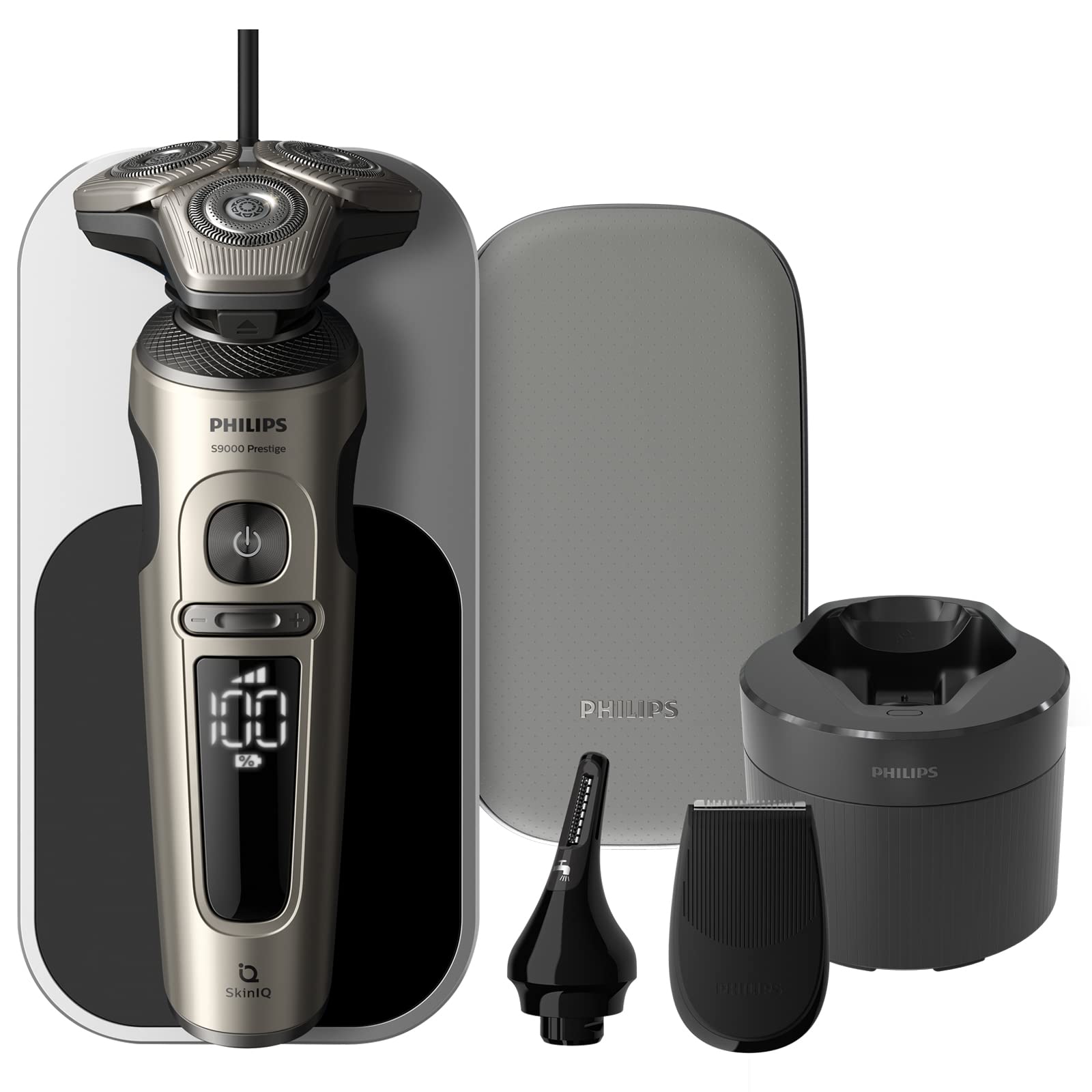 

[2023 Model] Philips 9000 Series Prestige Men s Electric Shaver with Washer, Electric Shaver, Razor, 72 Blades, Personal Fit ShavingEquipped with