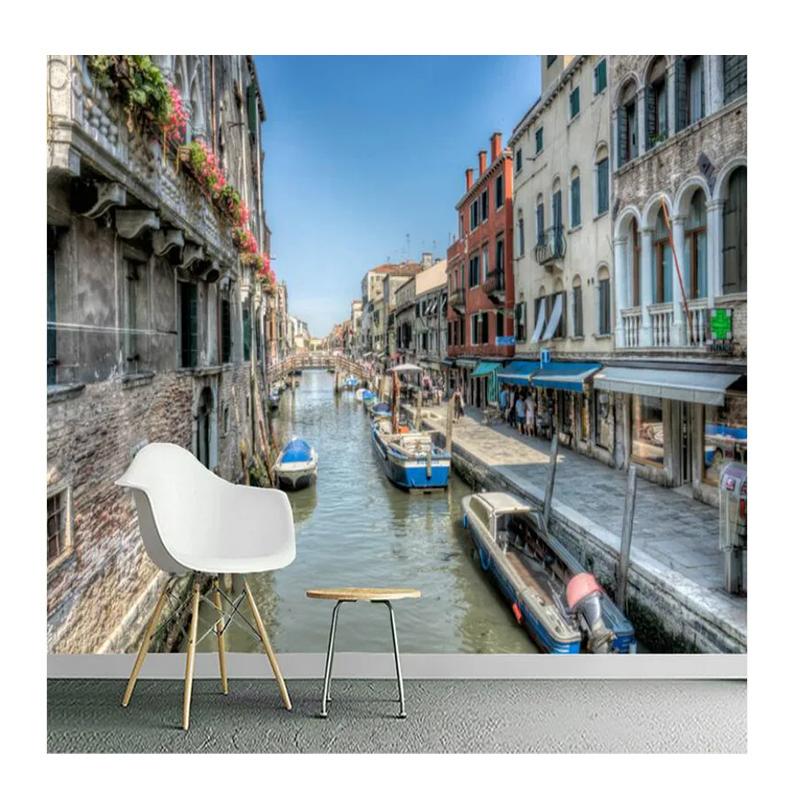 

Wall Papers Home Improvement Decor 3d Wallpaper For Walls Town Building Wall Mural For Living Room 200 cm(W) x 140 cm(H)