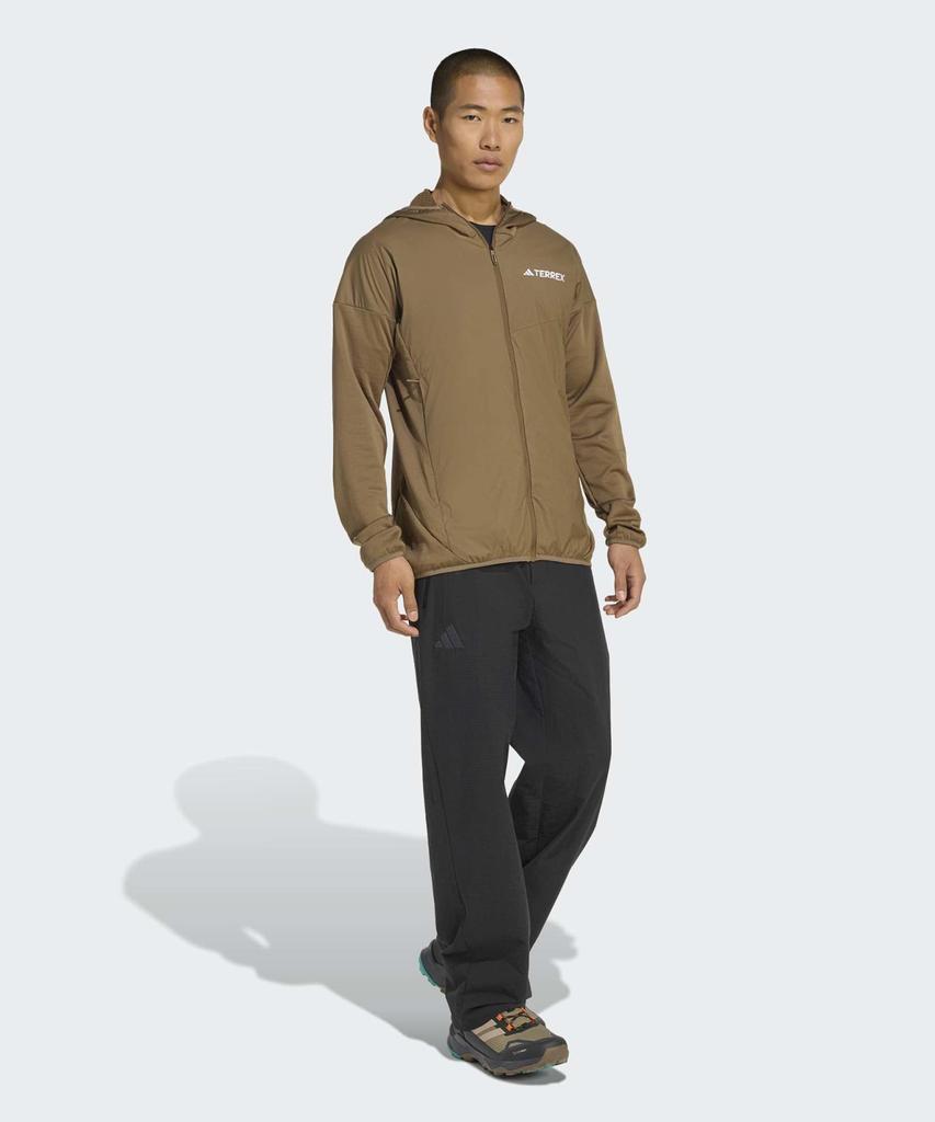 Adidas Terrex Xperior Climawarm+ Windlight Fleece Hooded Jacket - Brown Oxide / Ka4500