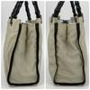 GUCCI Bamboo Handbag Tote Bag Nylon Canvas Leather Beige Ivory White Black 002 1010