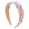 Trendiges buntes Stirnband mit breiter Krempe für Damen - Allround-Dopamin-Haaraccessoire