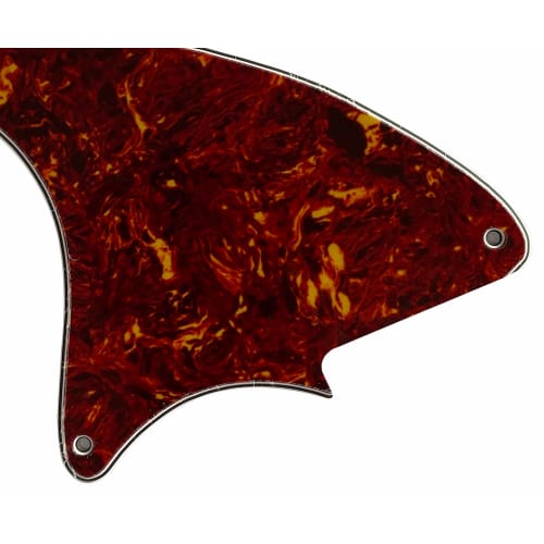 Guitar Pickguard for LP Jr./Les Paul Junior Guitar with Scratch Plate (4-Ply Red Tortoise)