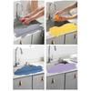 Silicone Sink Splash Guard With Suction Cup Heighten Countertop Heighten Baffle Soft Reusable Sink Guard Baffle Home Kitchen