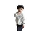 Kids' Korean Style Autumn Outfit: Long Sleeve Sweatshirt & Sweatpants Set