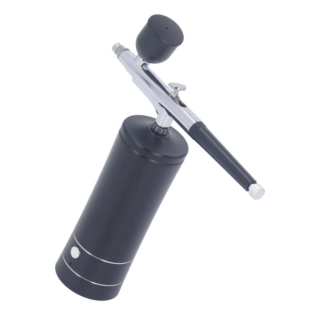 Airbrush Kit Cordless Non Clogging High Pressure 2 PSI Modes Oxygen Injection Machine with Cleaning Brush 20cc 40cc Canister