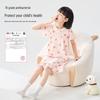 Girls' Spring Summer Thin Cotton Nightgown