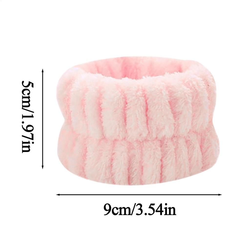 4Pcs Reusable Spa Wrist Washband Soft Microfiber Towel Wristbands For Washing Face Women Girl Yoga Running Sport Wrist Sweatband
