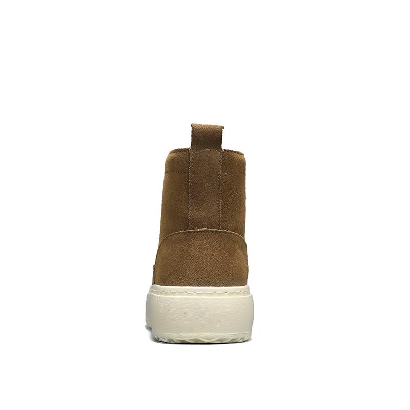 2024 New High Top Warm and Comfortable Cotton Shoes for Autumn and Winter, Fashionable and Versatile Men's Snow Boots Size 39-4