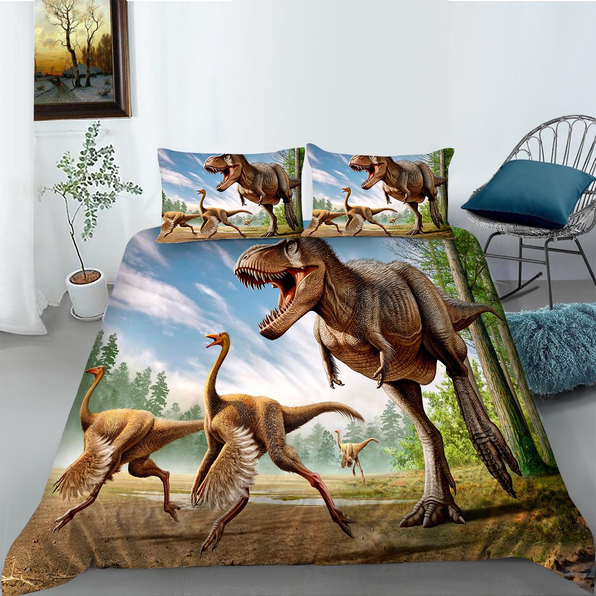 Series Polyester Bedding Two-Three-Piece Set 3D Digital Printing EU single 135*200