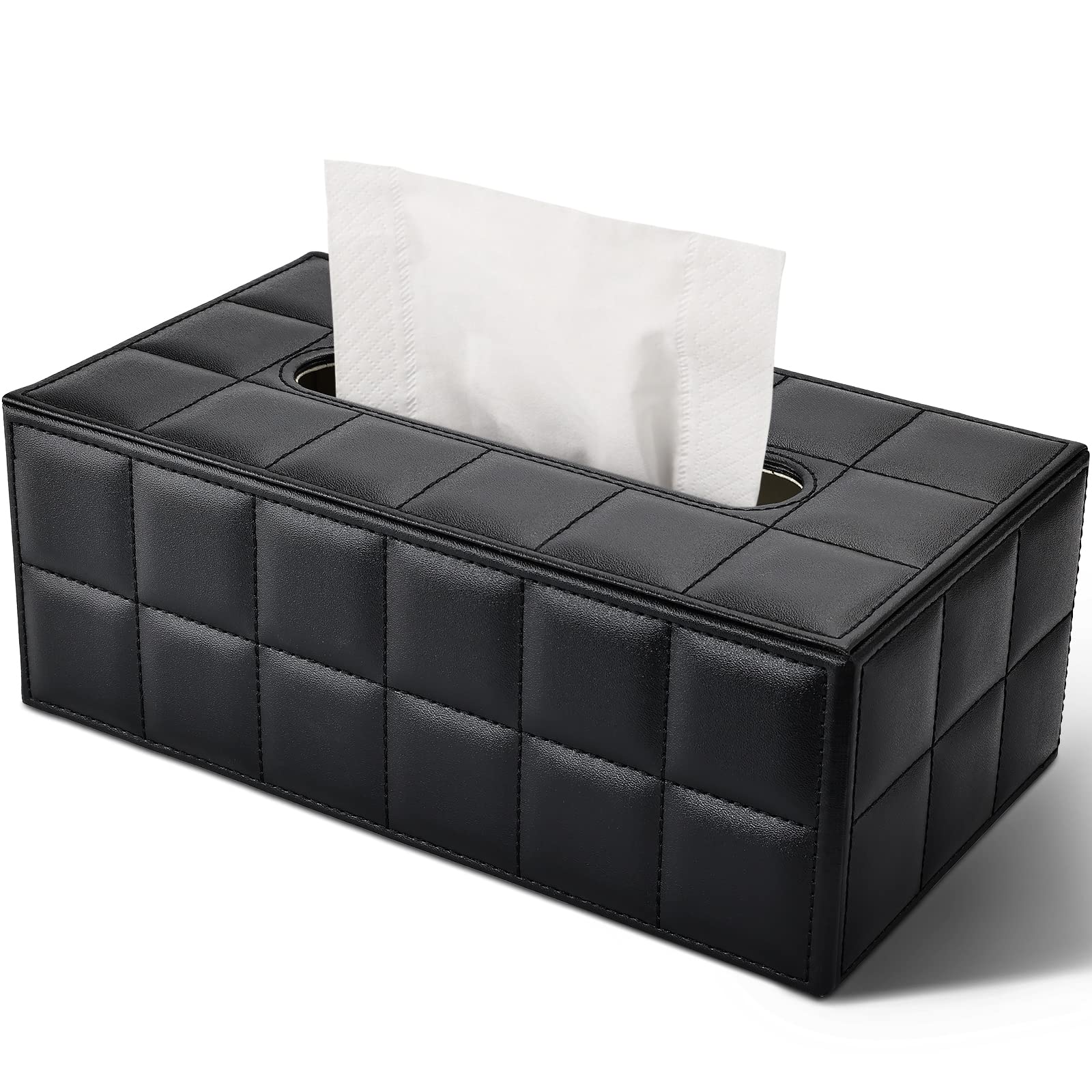 

Richblue Tissue Case Stylish Tissue Box Tissue Cover Luxury PU Leather Tissue Box Inner Dimensions x D12 x H8cm Paper Towel Case Tissue Holder for